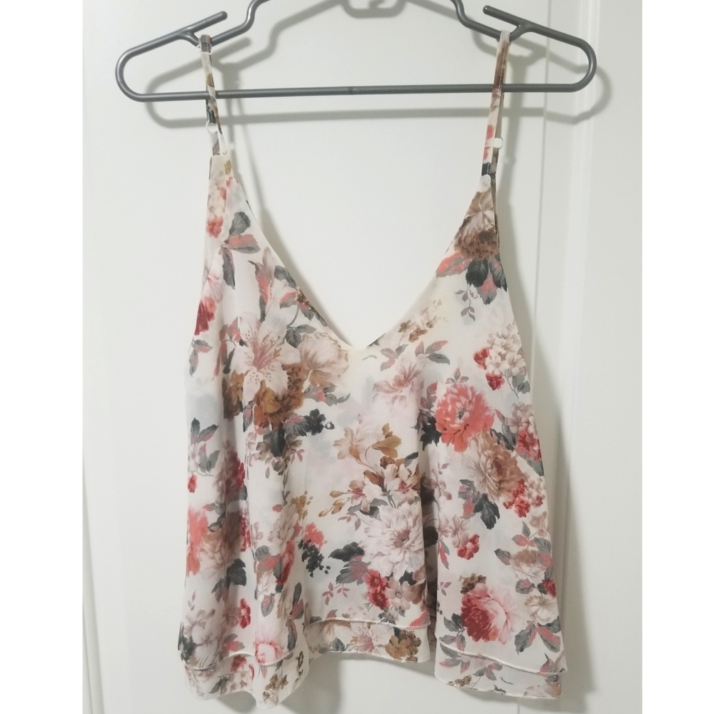 Tobi Floral Flowy Tank